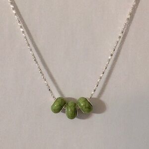 3 green charms compatible with Pandora